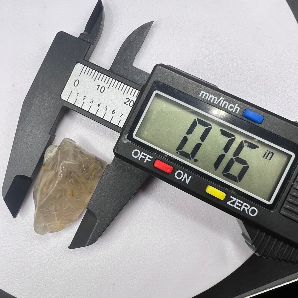 Golden Rutilated Quartz Crystal Freeform - Picture 10 of 12